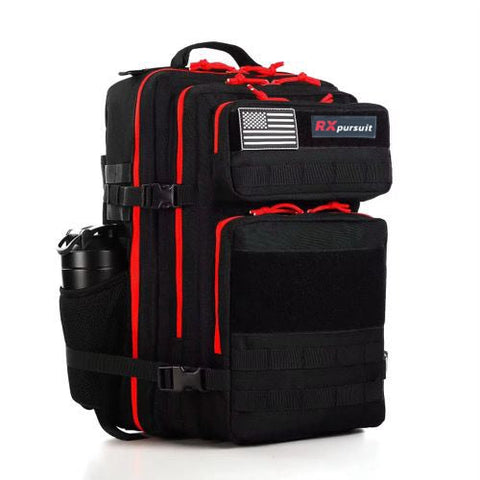 RXpursuit Tactical Backpack - Zwart-Rood